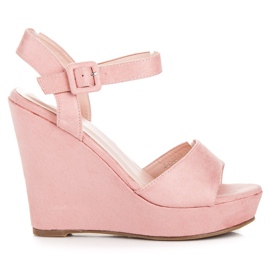Primavera Velúr ékszandál rózsaszín Primavera Velúr ékszandál rózsaszín