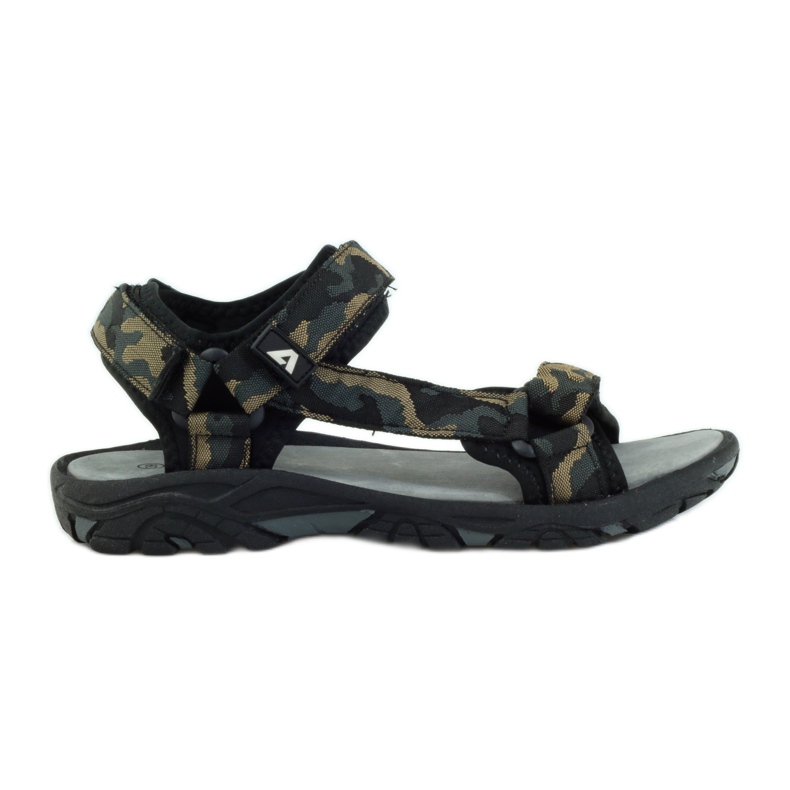 American Club Szandál amerikai 1728-as bőr betéttel fekete barna