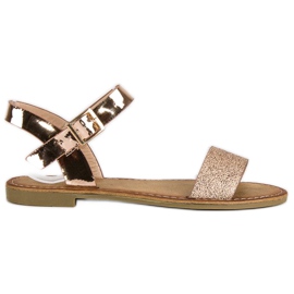 Comer Elegáns rózsaszín szandál