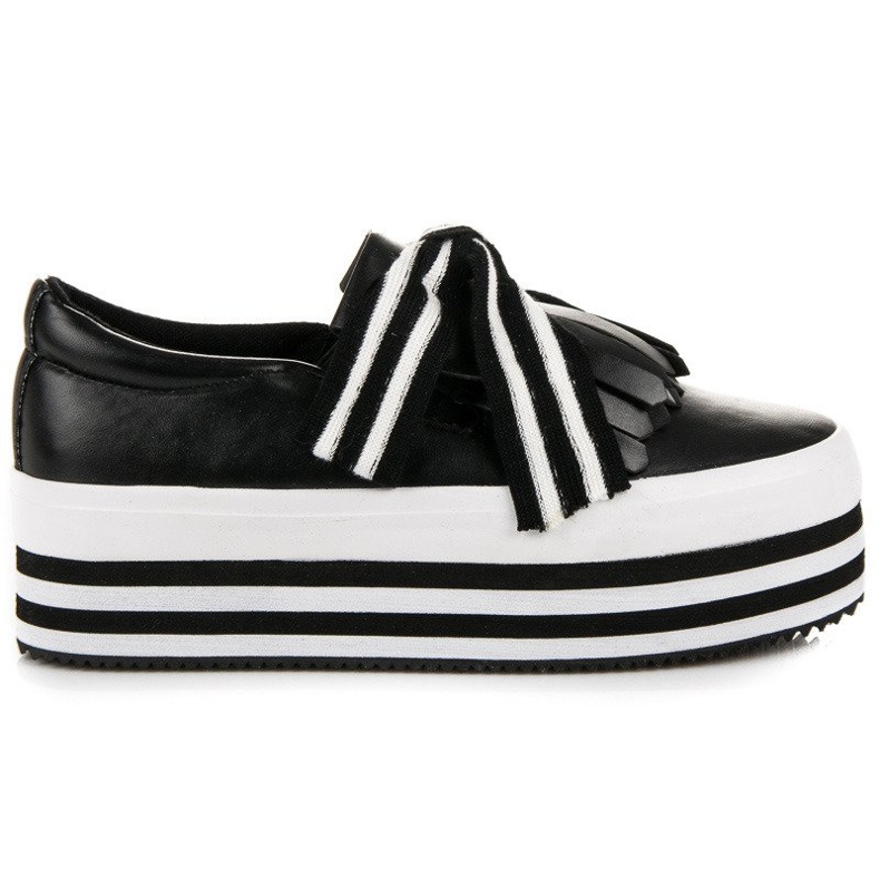 Divatos vices tornacipők fekete