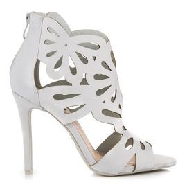 Vices Elegáns szandál satu felsőrésszel szürke