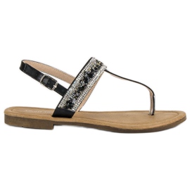 Small Swan Fekete papucs szandál Small Swan Fekete papucs szandál