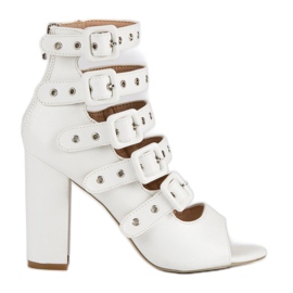 Vices Rock szandál a satu oszlopon fehér