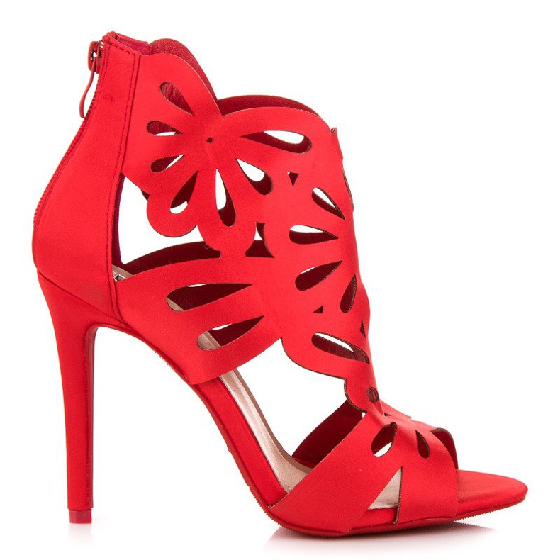 Vices Elegáns szandál satu felsőrésszel piros Vices Elegáns szandál satu felsőrésszel piros