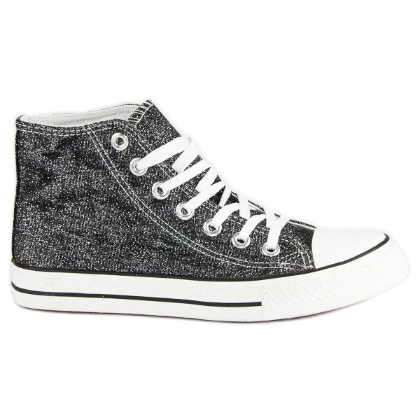 Női magas tornacipő szürke