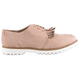 Felkötött velúr bohó cipő barna