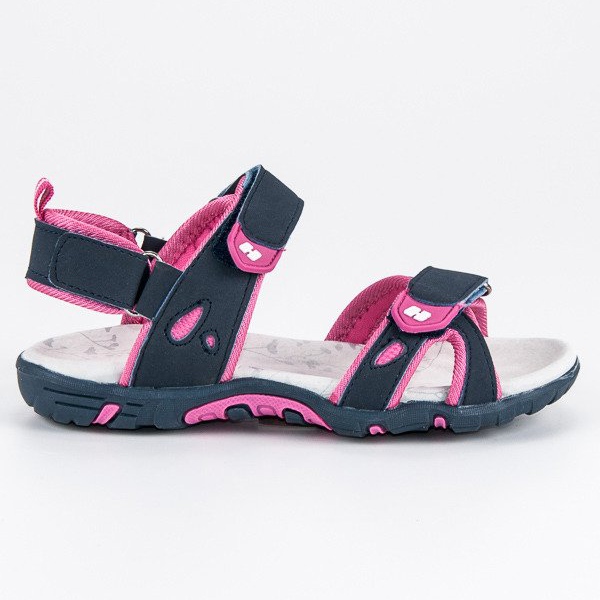 Hasby Kényelmes tépőzáras szandál kék