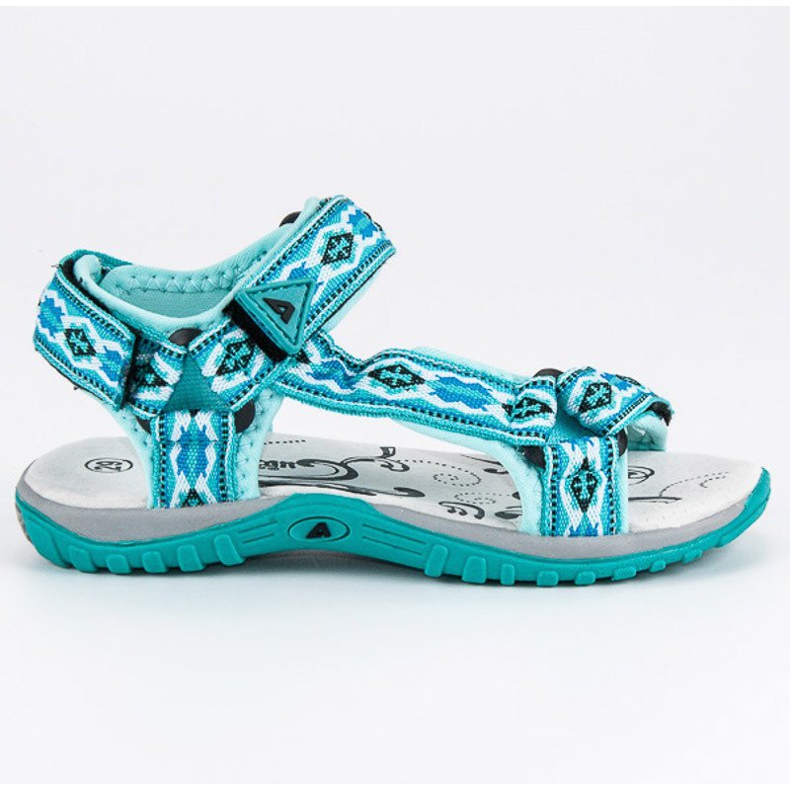 American Club Amerikai tépőzáras szandál zöld