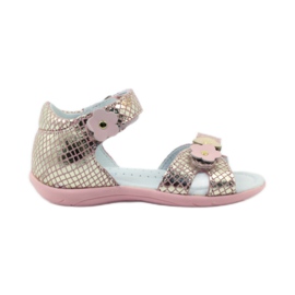 Szandál virág Bartek 31794 rózsaszín sárga