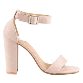 Klasszikus szandál a bárban bézs Klasszikus szandál a bárban bézs