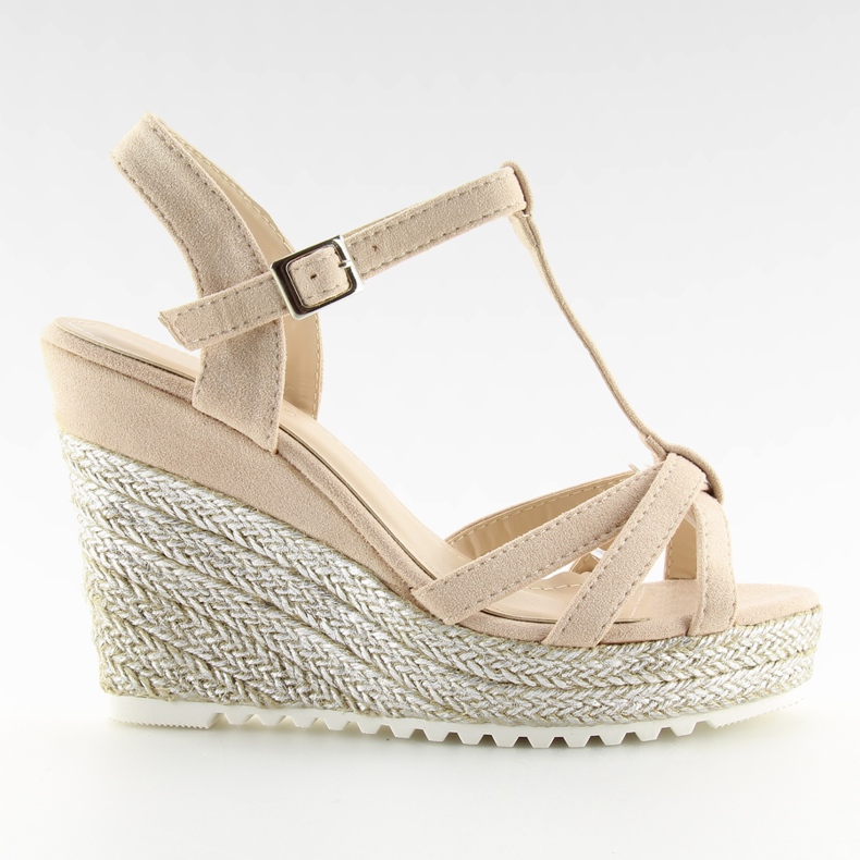 Rózsaszín szandál, espadrill ékeken, rózsaszín 680-30 Pink Rózsaszín szandál, espadrill ékeken, rózsaszín 680-30 Pink