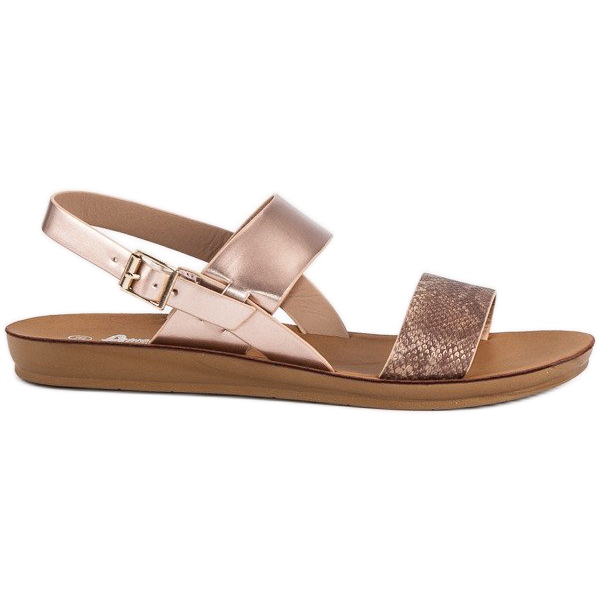 American Club Lapos amerikai szandál barna