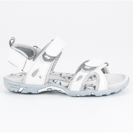 Hasby Kényelmes tépőzáras szandál fehér