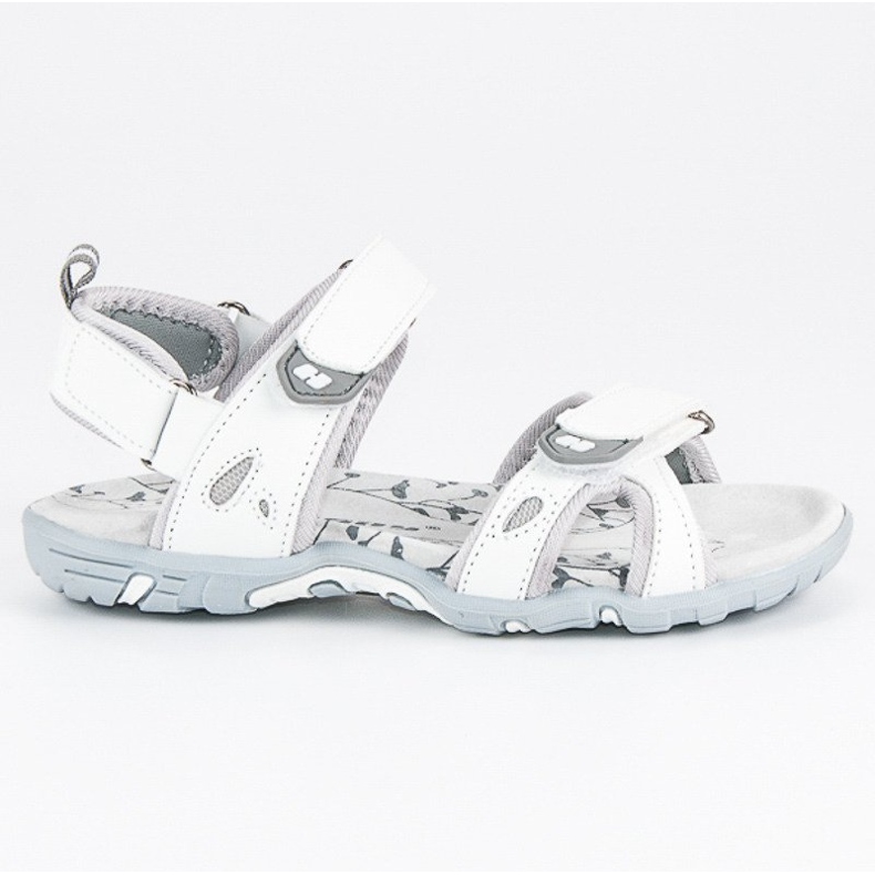 Hasby Kényelmes tépőzáras szandál fehér