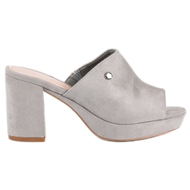 Milaya Papucs a poszton szürke