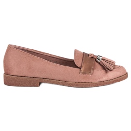 Elegáns rózsaszín mokaszinok Elegáns rózsaszín mokaszinok