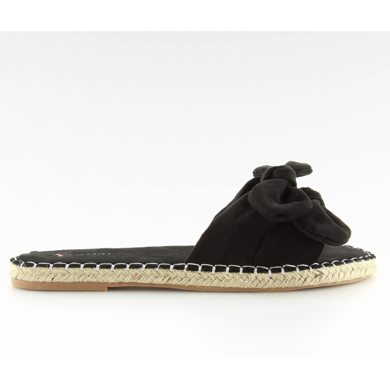 Fekete női fekete papucs LL-119 Fekete