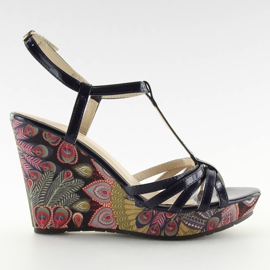 Ékes szandál BL201 navy sötétkék