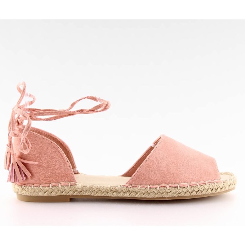 Espadrillák nyitott orrú rózsaszín Z-17 rózsaszín Espadrillák nyitott orrú rózsaszín Z-17 rózsaszín