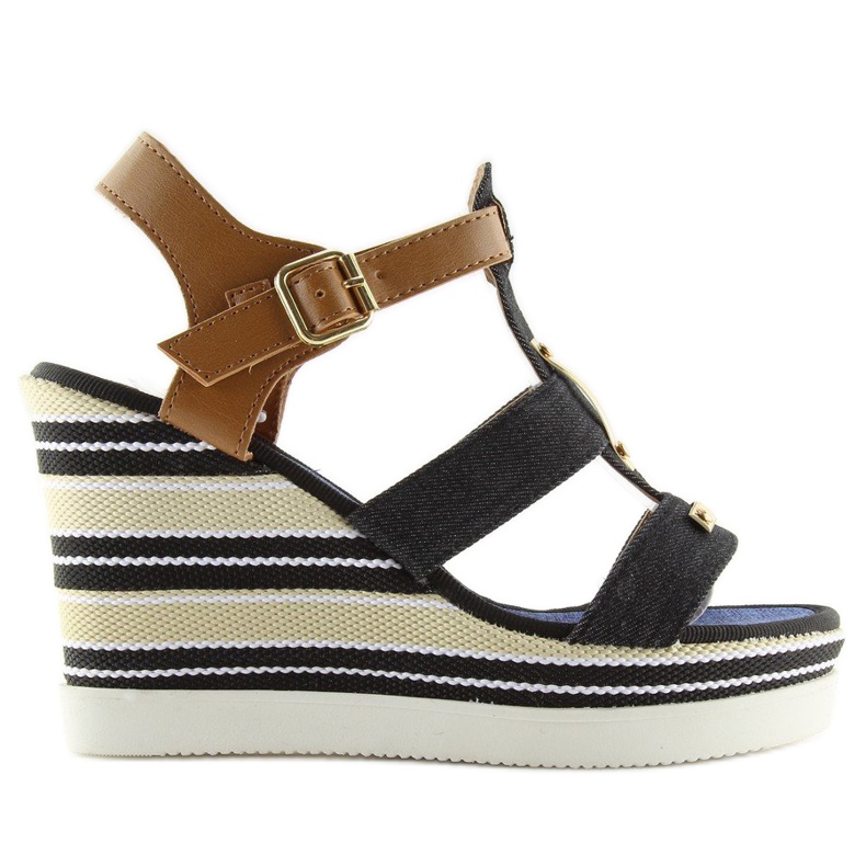 Fekete YQ05 Fekete ékszandál