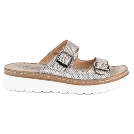 Filippo Arany színű bőr papucs aranysárga Filippo Arany színű bőr papucs aranysárga