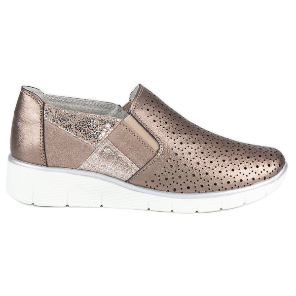 Filippo Golden Slip On cipő aranysárga