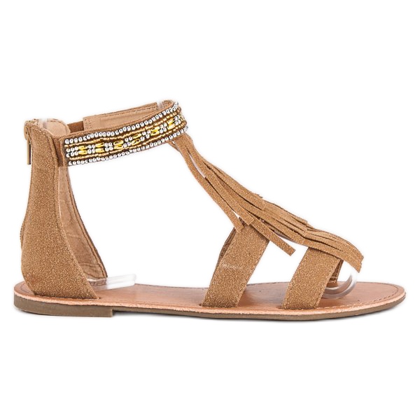 Evento Boho barna szandál