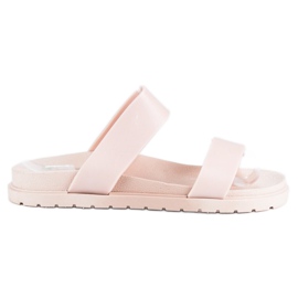 Női púderpapucs rózsaszín