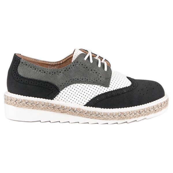 Ideal Shoes Cipők, espadrillák szürke Ideal Shoes Cipők, espadrillák szürke