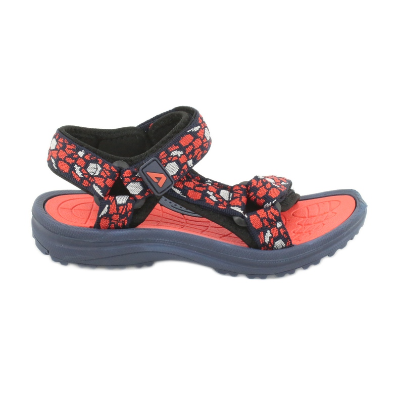 American Club szandál 8122 habbetét sötétkék narancssárga