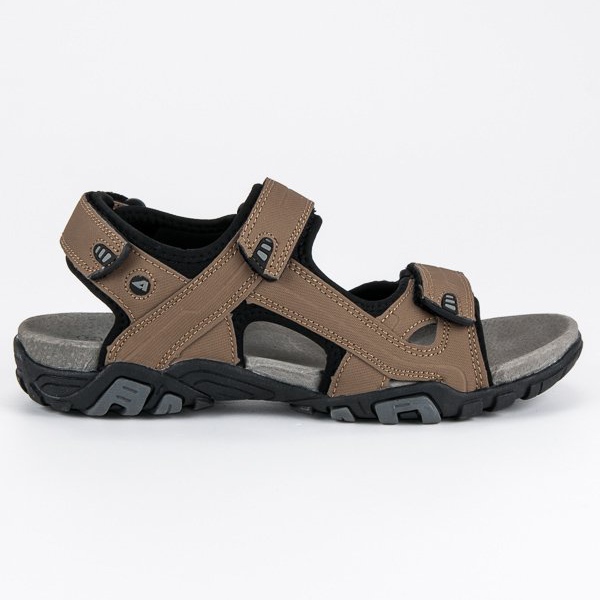 American Club Barna amerikai tépőzáras szandál