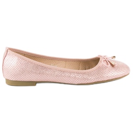 Super Mode Áttört balerinák rózsaszín