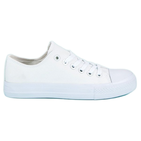 Fehér tornacipő kötéssel Fehér tornacipő kötéssel