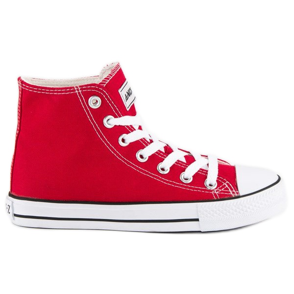 Andy Z Klasszikus tornacipő a boka felett piros Andy Z Klasszikus tornacipő a boka felett piros