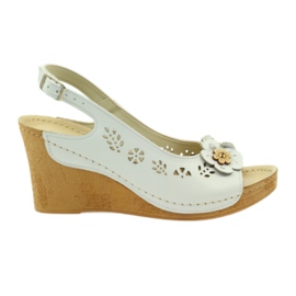 Gregors 648 Wedge szandál fehér