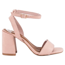 Rózsaszín velúr szandál Rózsaszín velúr szandál