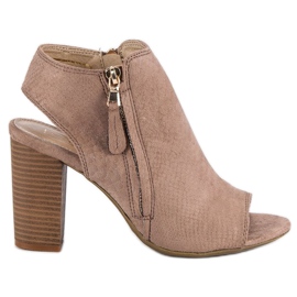 Filippo Bézs szandál felsőrésszel