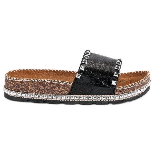 Seastar Stílusos női papucs fekete