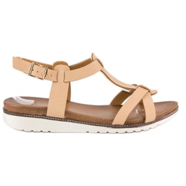 Licean Kényelmes nyári szandál barna