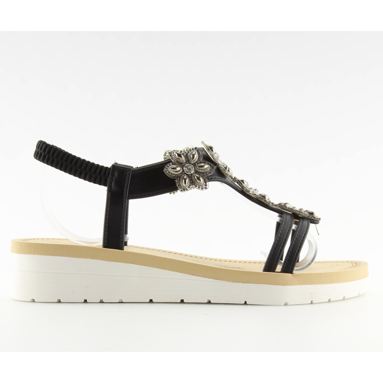 Fekete női szandál nagyon kényelmes 981 Fekete