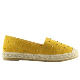 Sárga espadrillák szegecsekkel 5481 II-GAT Sárga espadrillák szegecsekkel 5481 II-GAT