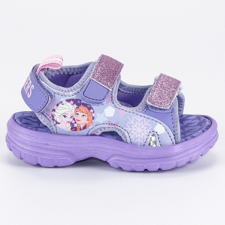 Jégszandál tépőzáras ibolya