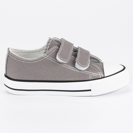 Gyerek tépőzáras cipők szürke