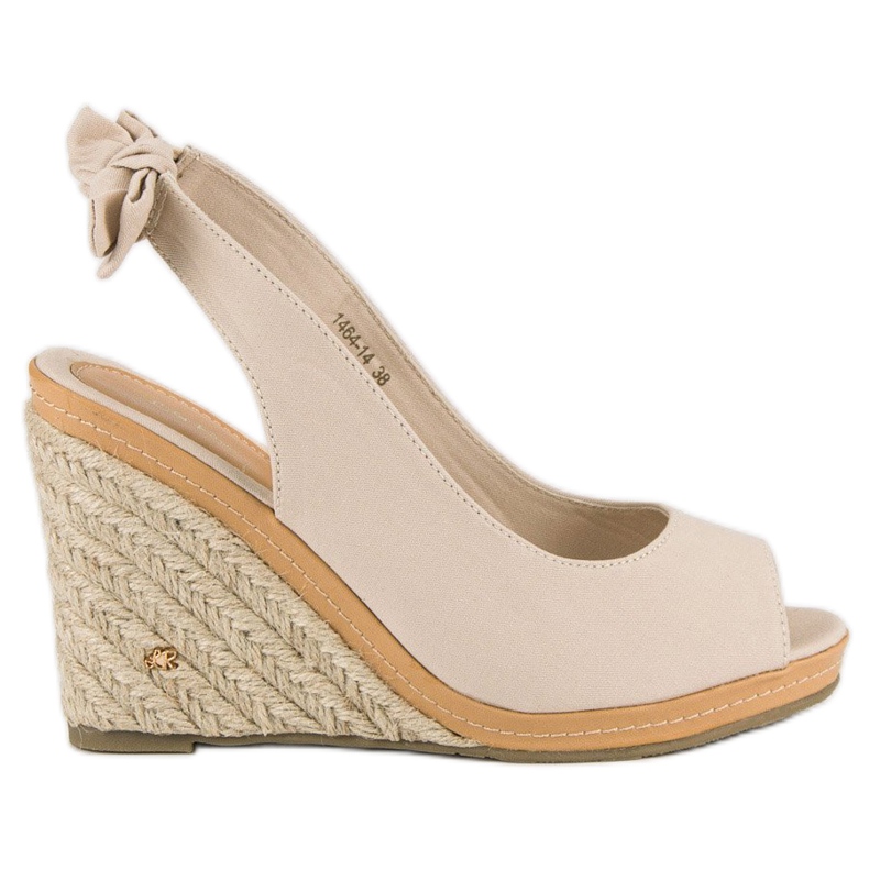 Bézs espadrilles szandál Bézs espadrilles szandál