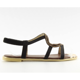 Aszimmetrikus fekete szandál 4157 Fekete Aszimmetrikus fekete szandál 4157 Fekete