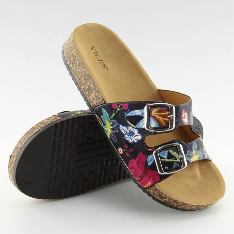 Fekete parafa talpú papucs 6231 Fekete parafa talpú papucs 6231