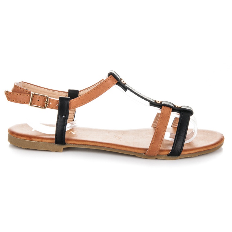 Licean Szandál csattal fekete barna