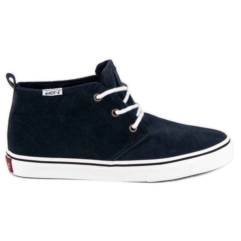 Andy Z Velúr boka tornacipő kék