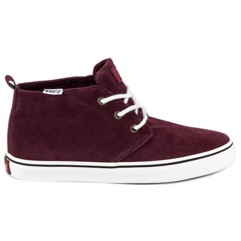 Andy Z Velúr boka tornacipő piros