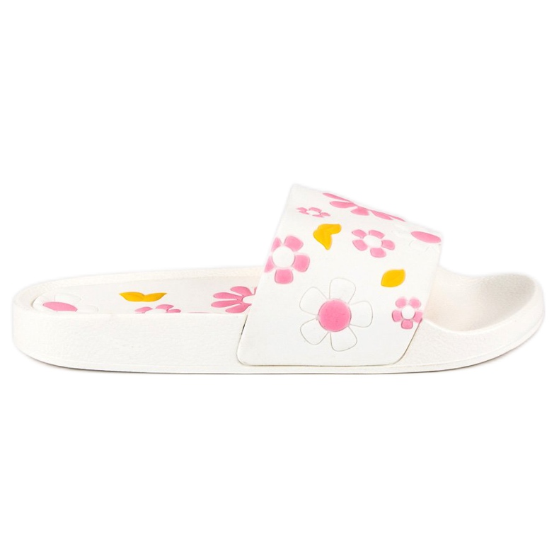 Vices Virág papucs satu fehér